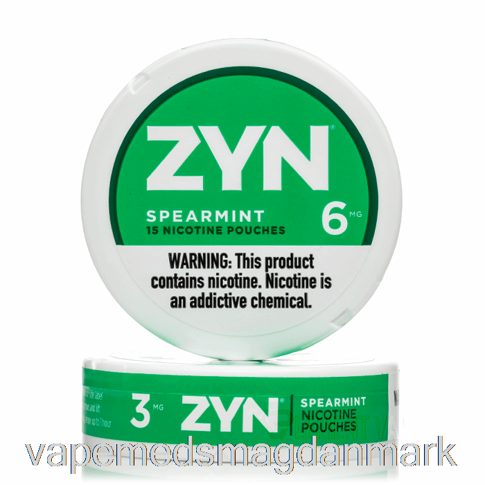 Engangs Vape Danmark Zyn Nikotinposer - Spearmint 6mg (5-pack)